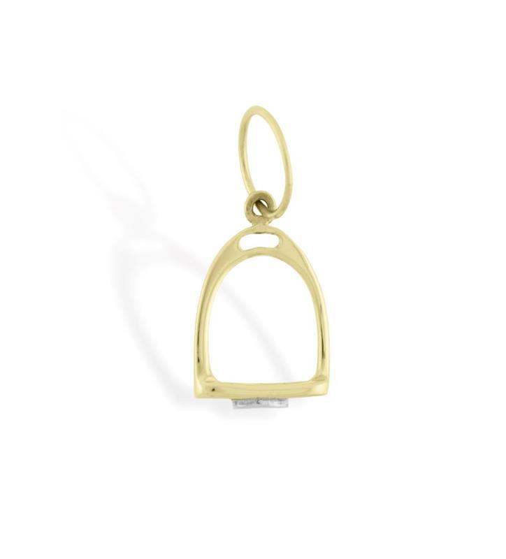 Stirrup Charm by Darren K Moore-Drop Ship,00-437 CHARM 14K