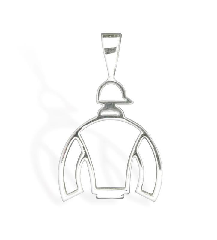 Jockey Silk Large Pendant by Darren K Moore-Drop Ship,355-13 PENDANT