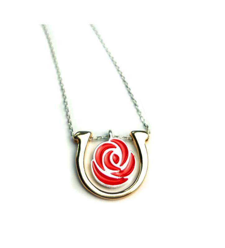 Kentucky Derby Rose Necklace,#NK-TP-EQ200