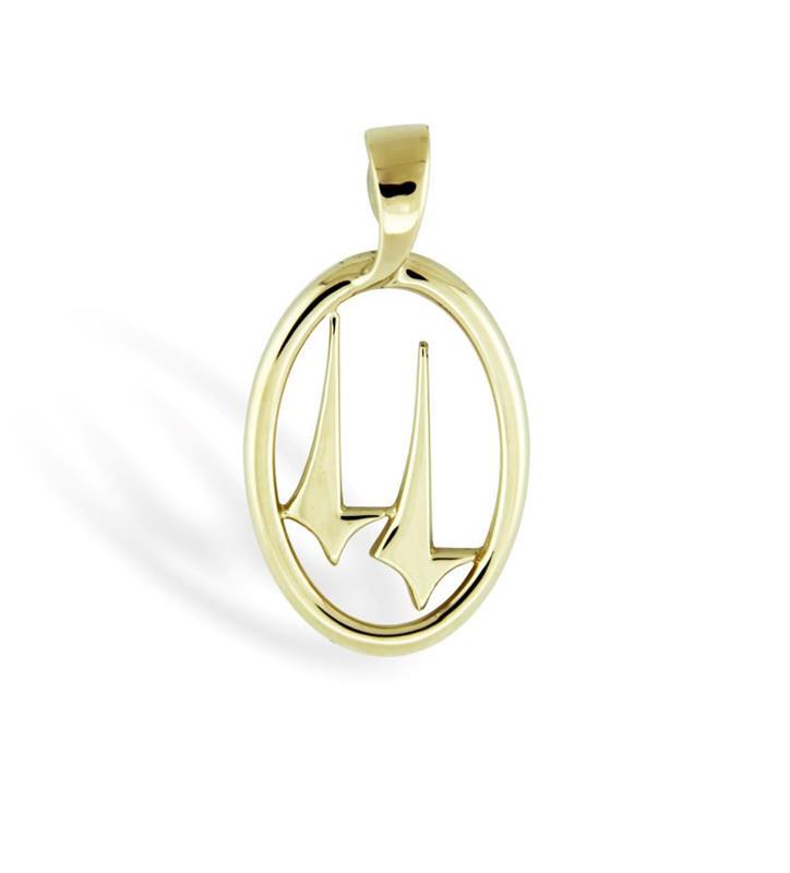 Churchill Downs Spires Pendant by Darren K Moore-Drop Ship,13-1094 PENDANT 14K