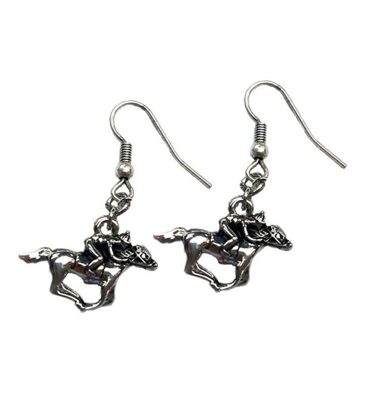 Kentucky Derby Racer Earrings,FW-KDRH