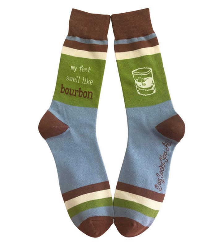 Men's Socks: My Feet Smell Like Bourbon,Local Louisville Area Products,BSY010M