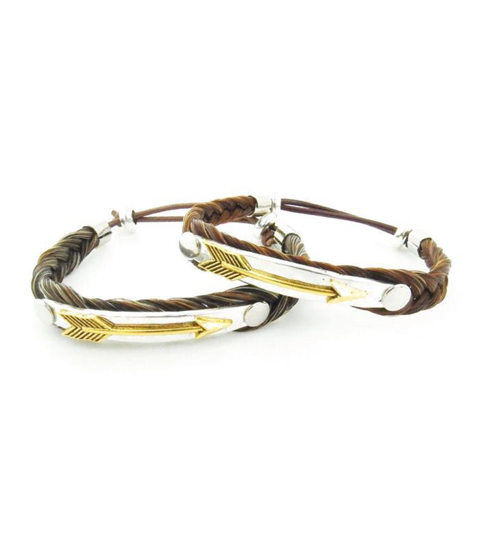 Arrow Bracelet - Adjustable,BRAR-A SUNSET STRIP