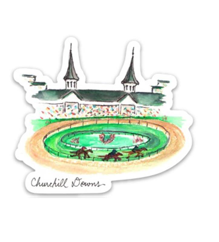 Churchill Downs Sticker,Local Louisville Area Products