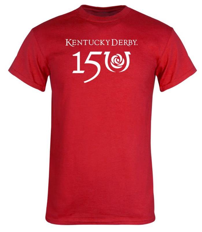 Unisex Kentucky Derby 150 Anniversary Logo Tee,KYD-5A